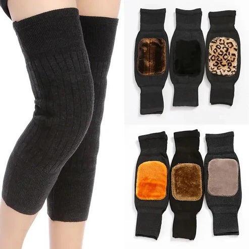To keep knees warm and supported in winter.