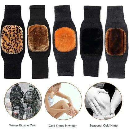 To keep knees warm and supported in winter.